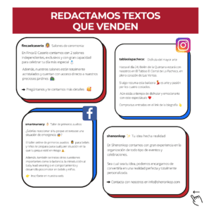 Redactor de textos redes sociales