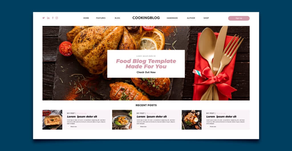 Diseño web para restaurantes